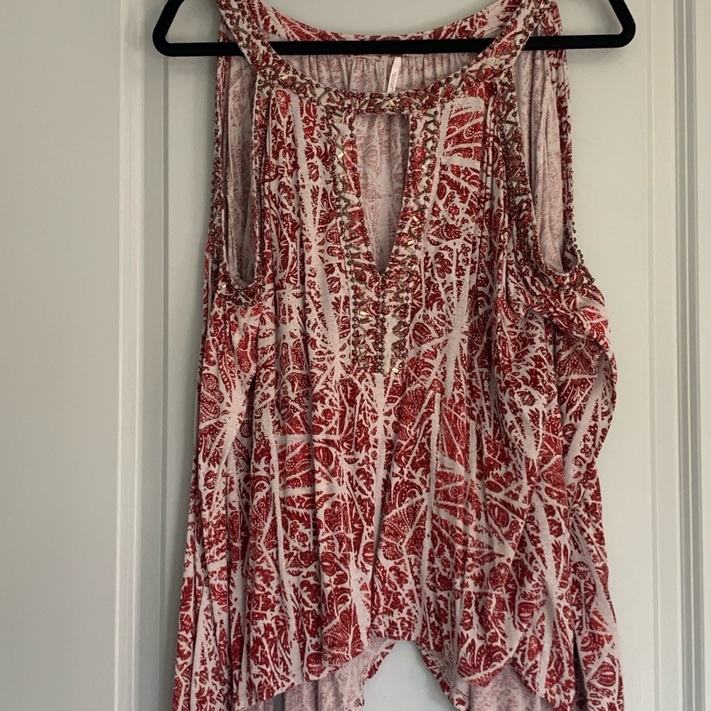 Free People M beaded top